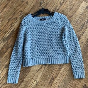 Grey knit sweater